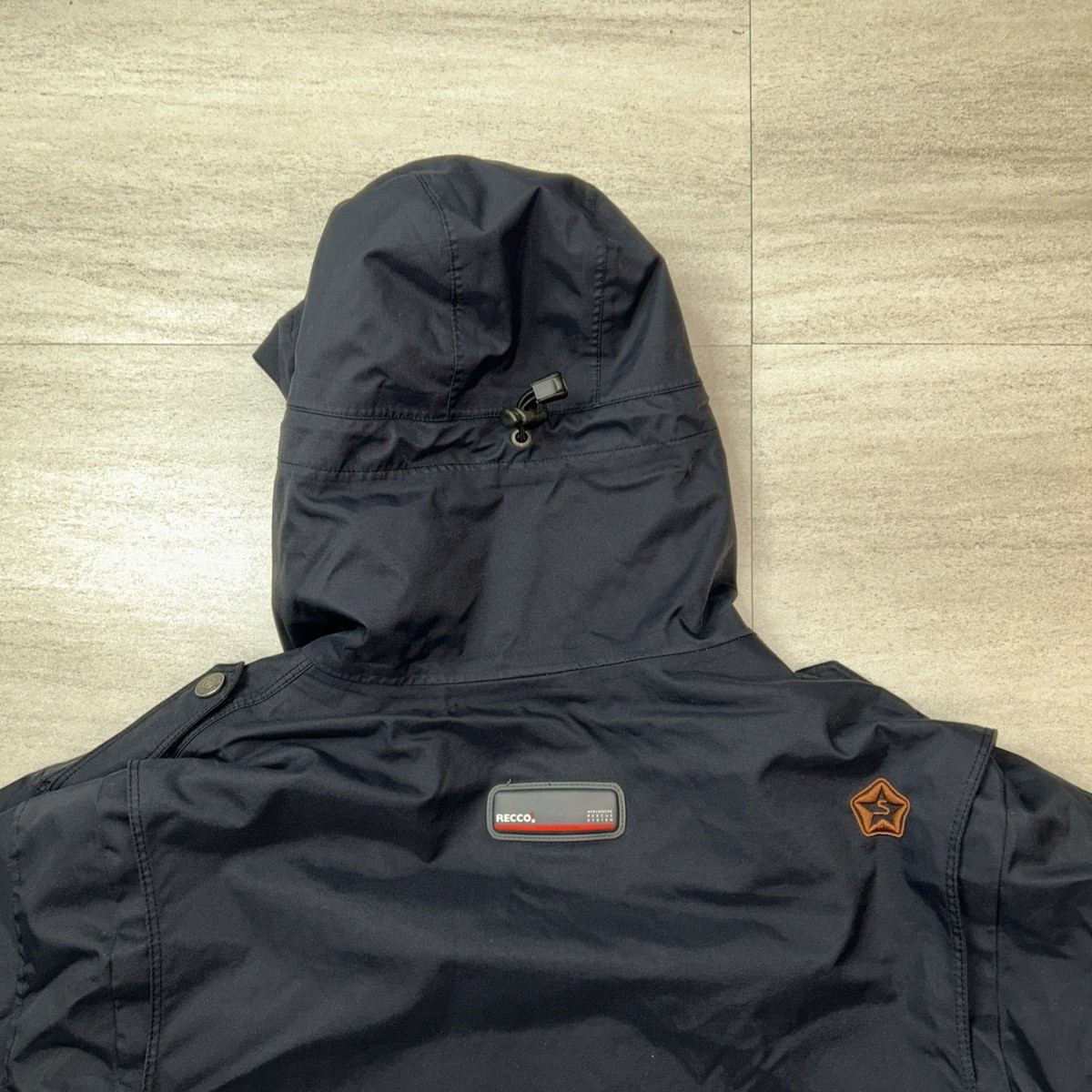 男性用 SESSIONSセッションズ タンブラーダウンジャケットM RECCO Sessions Jacket Mens Medium Black Recco Ski Snowboard Full Zip