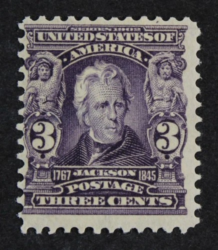 CKStamps: US Stamps Collection Scott#302 3c Jackson Mint NH OG