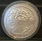 2018-P Apostle Islands, WI ATB 5 oz .999 Fine Silver Coin in Capsule