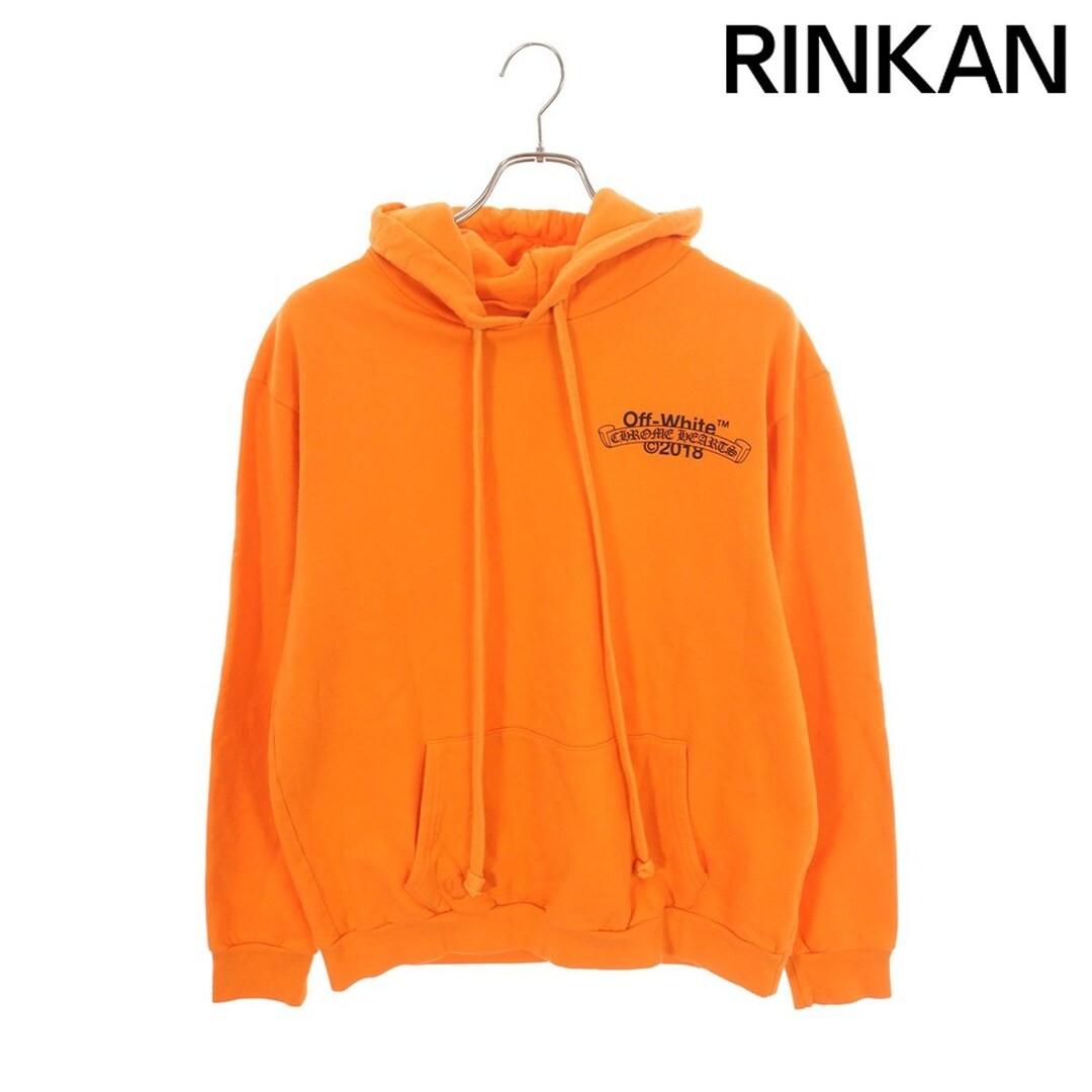 Chrome Hearts x Off-white HD PLVR V OFF White Logo Back Print Pullover Used 2c8d