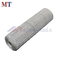 24In×100FT Anti-Rust Hexagonal Galvanized Metal Garden Netting Chicken Wire Coop 0.47 per foot