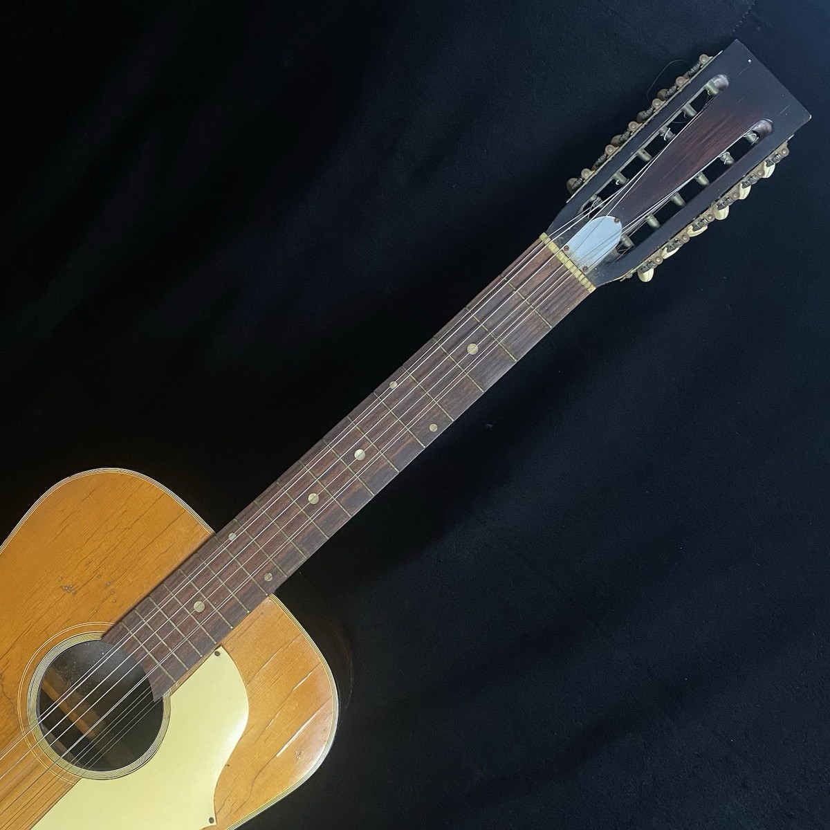 Vintage 1960s Harmony H1270 Sovereign Jumbo 12-String Guitar