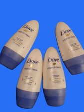 Dove Original Clean Aluminum Free Roll  On Deodorant 1.7 oz 24h Protection 4 Pack