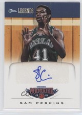 2012-13 Panini Marquee Legends Signatures Sam Perkins #31 Auto t6l