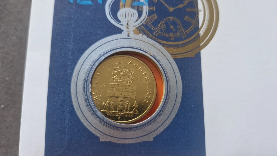 4 x GDR Commemorative Numis Letter Watches 15.10.92,..100 J.May 3-4-90,..No Apart Heid... - Image 4 of 4