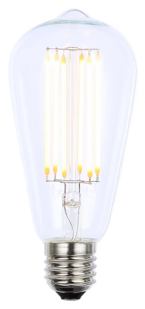 Light Bulb Clear 6w LED ST64 Dimmable 2000K E27 650lm InLight