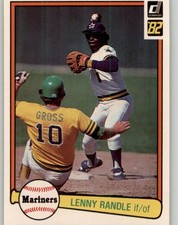 1982 Donruss Lenny Randle #307 Seattle Mariners