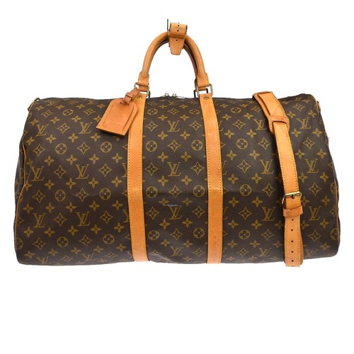 Best06 LOUIS VUITTON KEEPALL BANDOULIERE 55 BAG MONOGRAM M41414 VI872 RQ03448