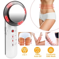 1Pc Ultrasonic Body Shaping Machine 3 In 1 Multifunctional EMS Infrared Massager