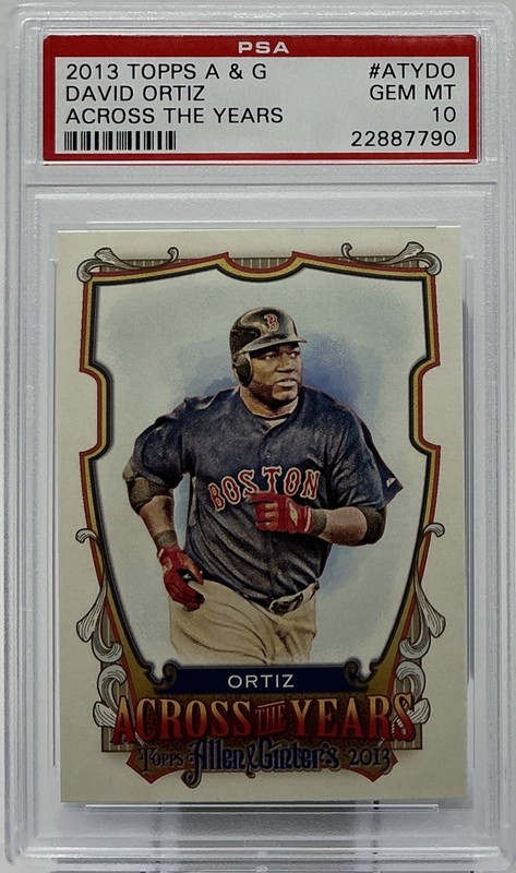 David Ortiz PSA 10- 2013 Topps Allen & Ginter ‘Across the Years’ -Red Sox, Papi