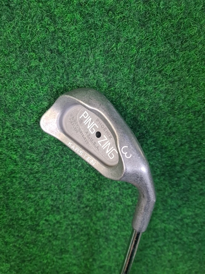 PING Zing 3-Eisen - Herren (Stahl, 39 Zoll, Rechts, Stiff, Black Dot)