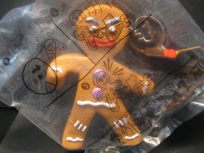 Shrek Forever After   ''Gingy With Accessory''  NIP McDonald's/Brazil 2010