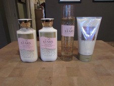 Bath  Body Works In The Stars Body Wash, Mist lotion  Body scrub 4pc Set