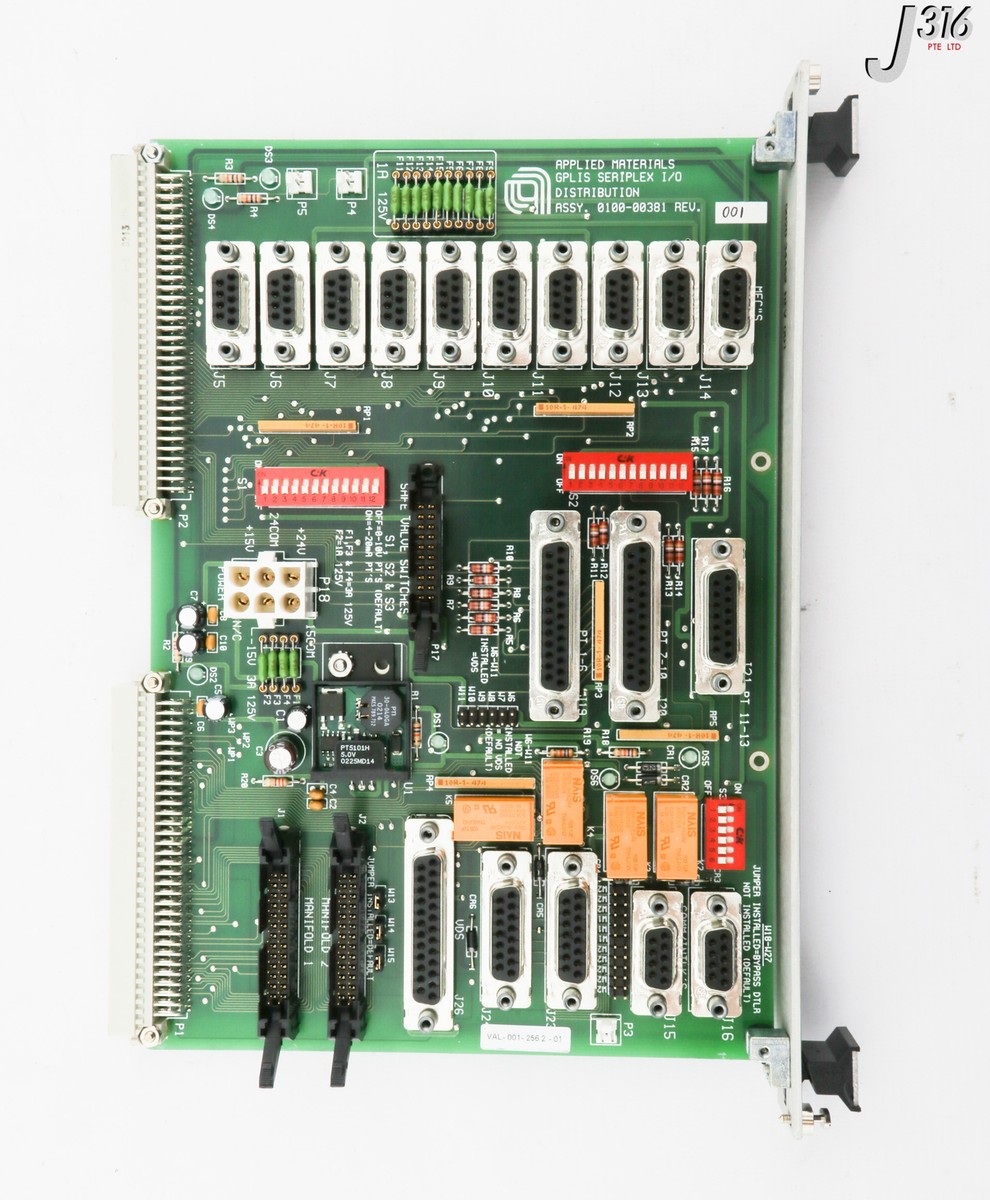 33073 APPLIED MATERIALS GPLIS SERIPLEX I/O DISTRIBUTION 0100-00381