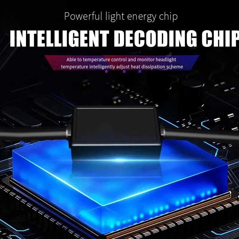 2 piezas Lentes H4 Lámpara LED H4 LED CANbus H4 Faros LED H4 LED Bombilla Faro Coche Foto 3 de 4