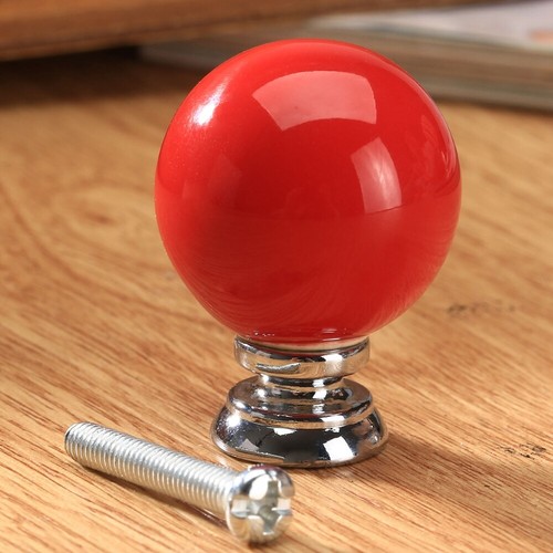 HQ Round Ceramic Cabinet Knobs Pull Handle For Furniture Cupboard Kitchen Drawer - Picture 10 of 24
