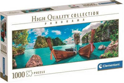 Clementoni 39642 1000Pcs Collection Phuket Bay Panorama 1000 Pieces, Made In Italy, Jigsaw Puzzle For Adults, Multicolor, Medium