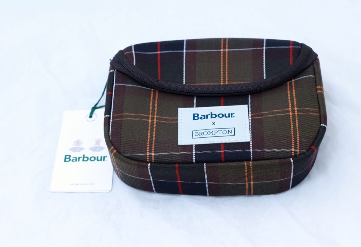 Brompton x Barbour Handlebar Saddle Bag Zip Pouch | eBay Brompton x Barbour Handlebar Saddle Bag Zip Pouch | eBay