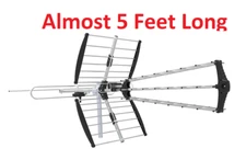 ~175 Miles Xtreme Signal Long Range ATSC TV VHF UHF FM Outdoor Antenna 1080 & 4k