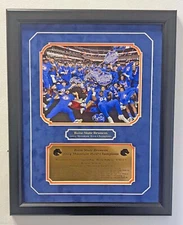 Boise State Broncos Mountain West Champions 8X10 Professionally framed nameplate