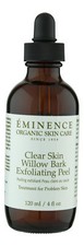 Exfoliante de corteza de sauce Eminence Clear Skin 4 oz. Peeling facial