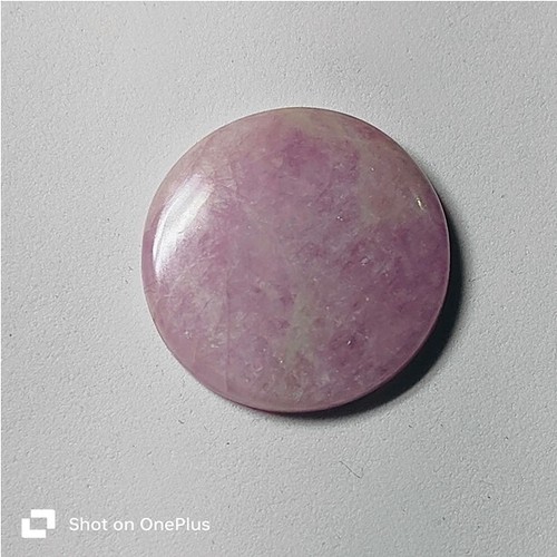 Piedra Kunzita Natural Kunzita Cabujón Piedras Preciosas Sueltas Joyería 57 Cts. ME-10693 - Imagen 2 de 7