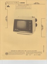 Midland 15-005 B W TV Photofact, SAMS Service Manual