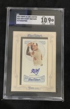 2013 Topps Allen & Ginter MANNY MACHADO FRAMED MINI Rookie Auto | SGC 9/10