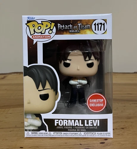 Funko Pop! Animation #1171 Attack On Titan Formal Levi Game Stop Exclusive