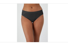 Bali Women's Breathe Lace High-Cut Underwear Black Size XL 9006