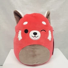 Squishmallows Cici the Red Panda with Tail 8" NWT Winking
