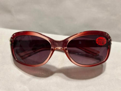 BIFOCAL SUNGLASSES Women's NEW ARRIVAL 1.50 & 1.75 PURPLE, CORAL, BLACK - Picture 9 of 13