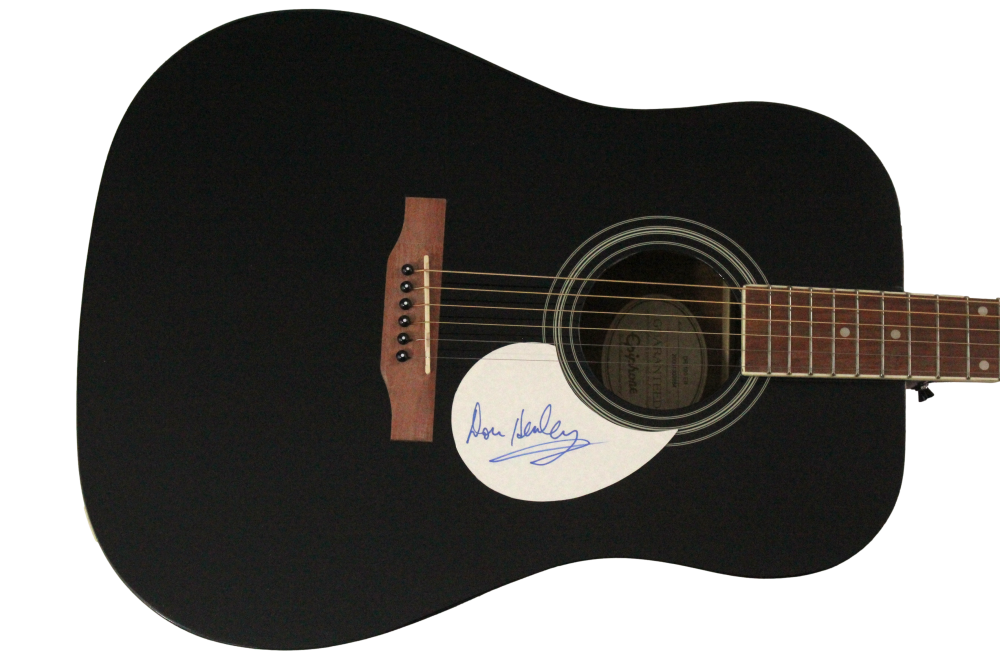 Don Henley Autographed Signed Eagles Full Size Gibson Epiphone Guitar w/ JSA COA 