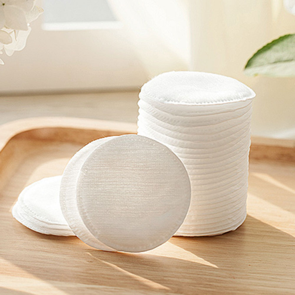 80pcs Soft Cotton Face Pads for Gentle Cleansing and Makeup Removal