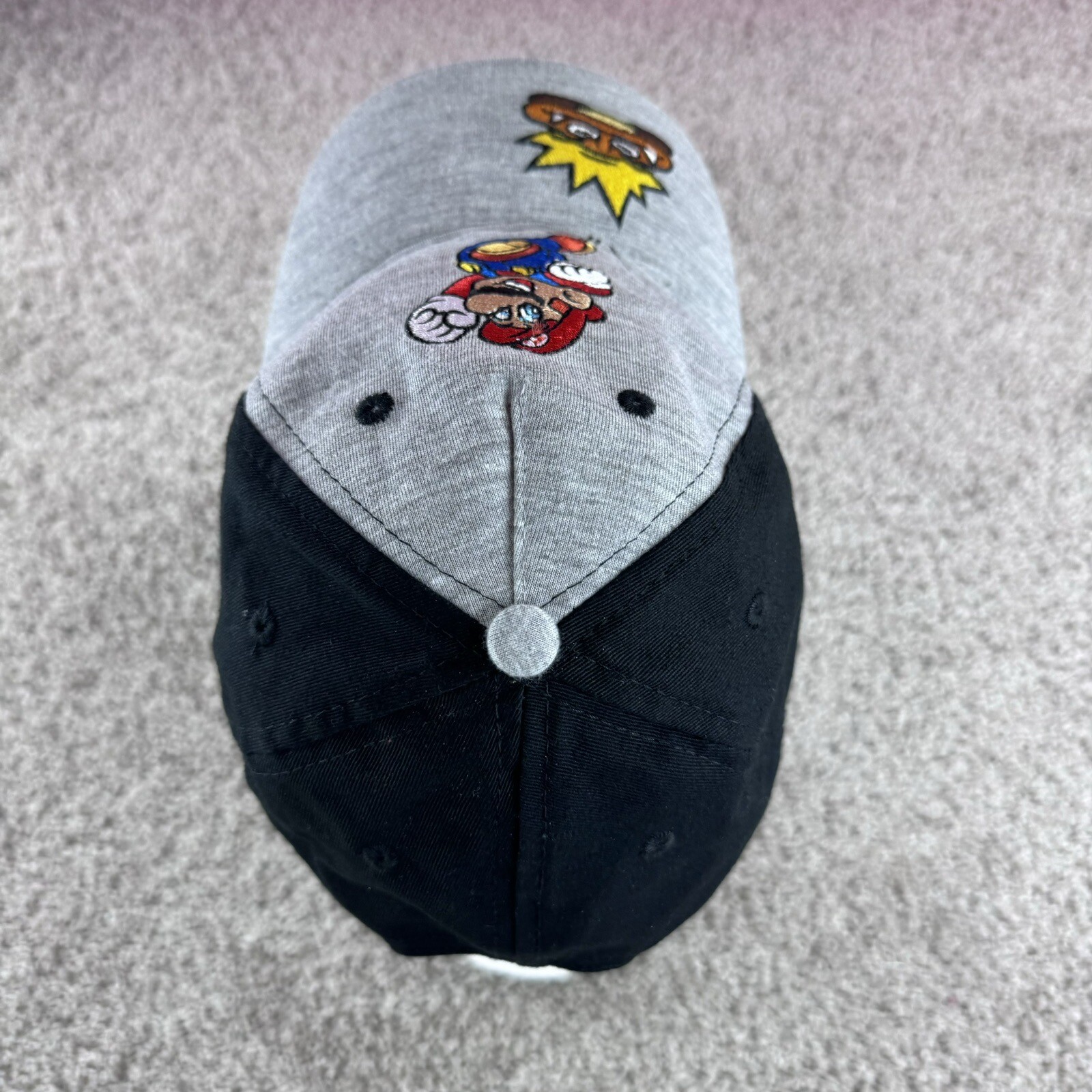 Super Mario Hat Cap Snapback Adjustable Logo Vide… - image 4