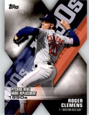 2020 Topps Series 1 ROGER CLEMENS Decade of Dominance Die-Cut Red Sox #DOD-6