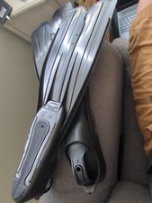 Cressi Rondinella snorkel Fins 39-40 5 1/2-6 1/2 US quality Black Snorkeling