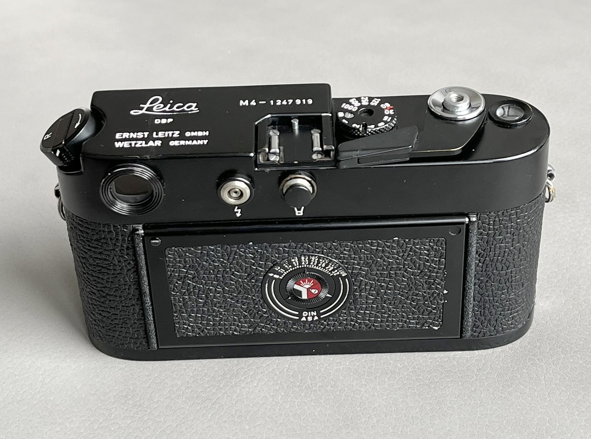 LEICA M4 ブラック フィルムカメラ Leica M4 Black Paint – FLASHBACK CAMERA