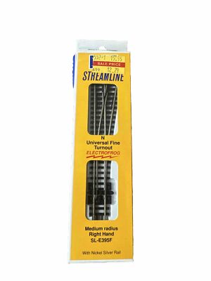 PECO SL-E395F N GAUGE CODE 55 MEDIUM RADIUS RIGHT HAND  F.9