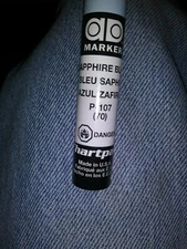 The Original Chartpak AD Marker, Tri-Nib, Sapphire Blue, 1 Each (P107)