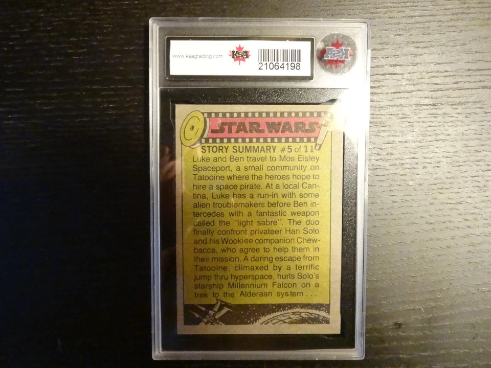 1977 STAR WARS S1 #29 Stopped By Stormtroopers KSA 9.5 (PSA 10/APR $1,000) GEM💎 - Image 2 of 3