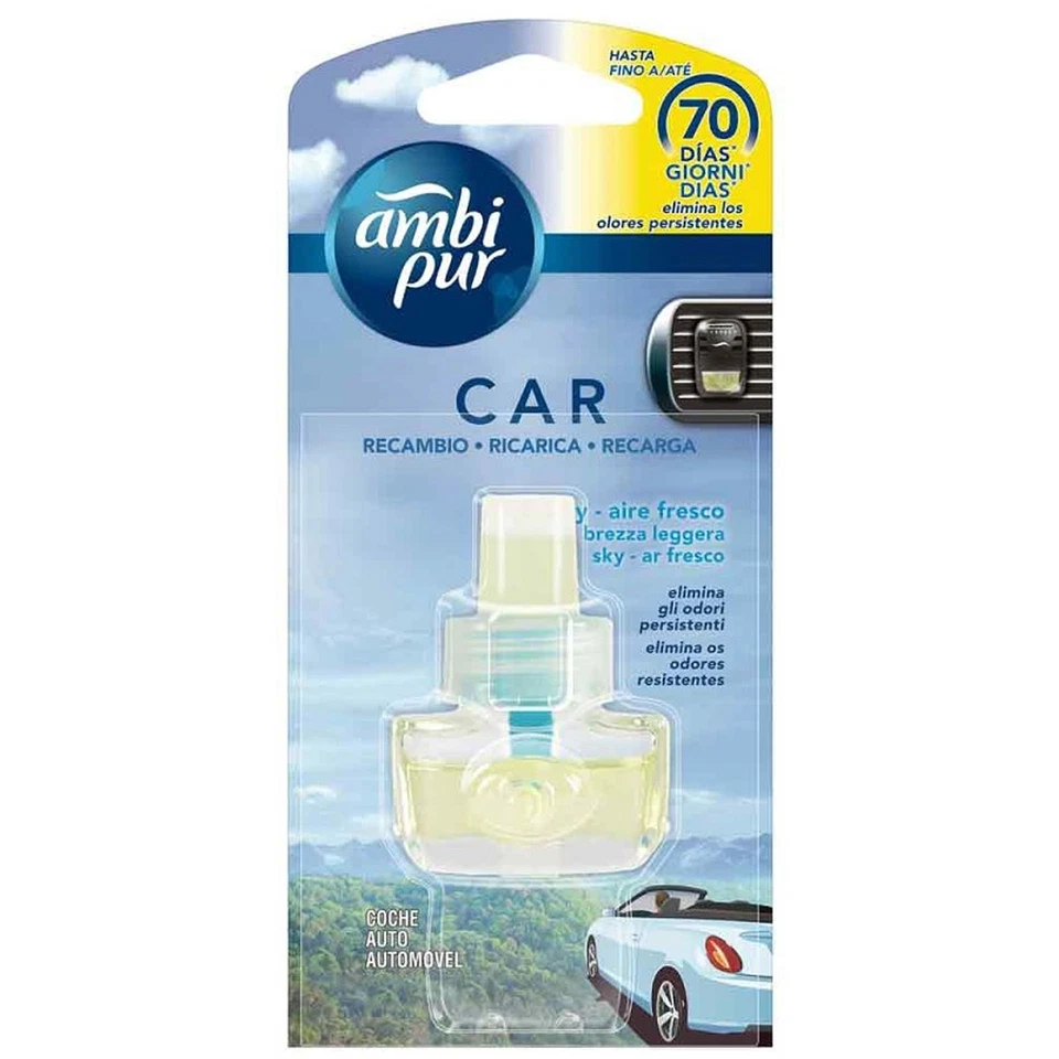 AMBI PUR DEODORANTE CAR RICARICA 7ML FRAGRANZA SKY BREZZA LEGGERA