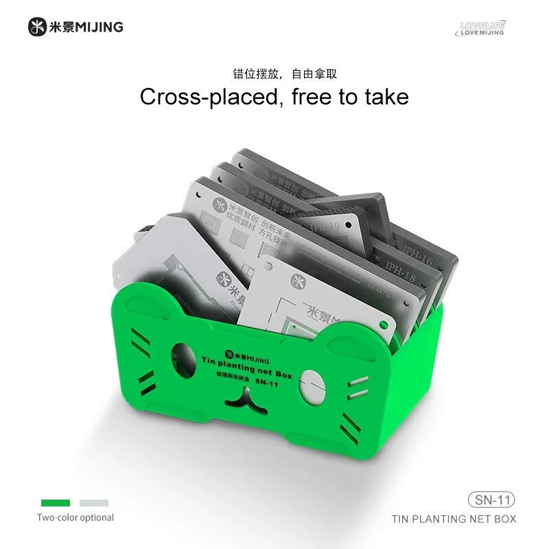 Stencil Holder Storage Box MiJing SN-11 Desktop BGA ReBalling Stencils UK - Image 3 of 4