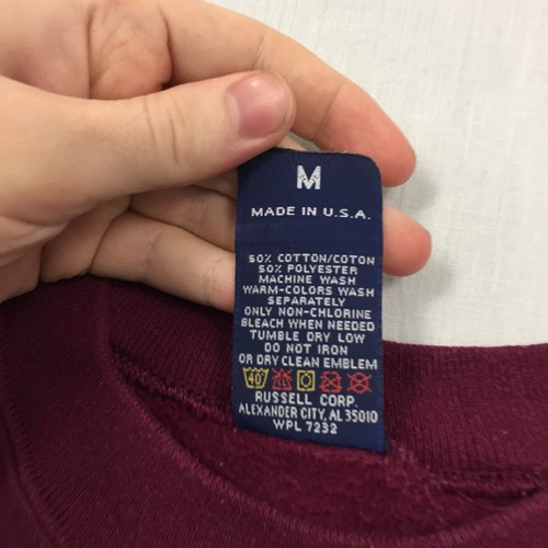 Vintage New York Sweatshirt Mens Medium Jumper Cotton Crew Neck Made In USA (M) - Picture 7 of 11