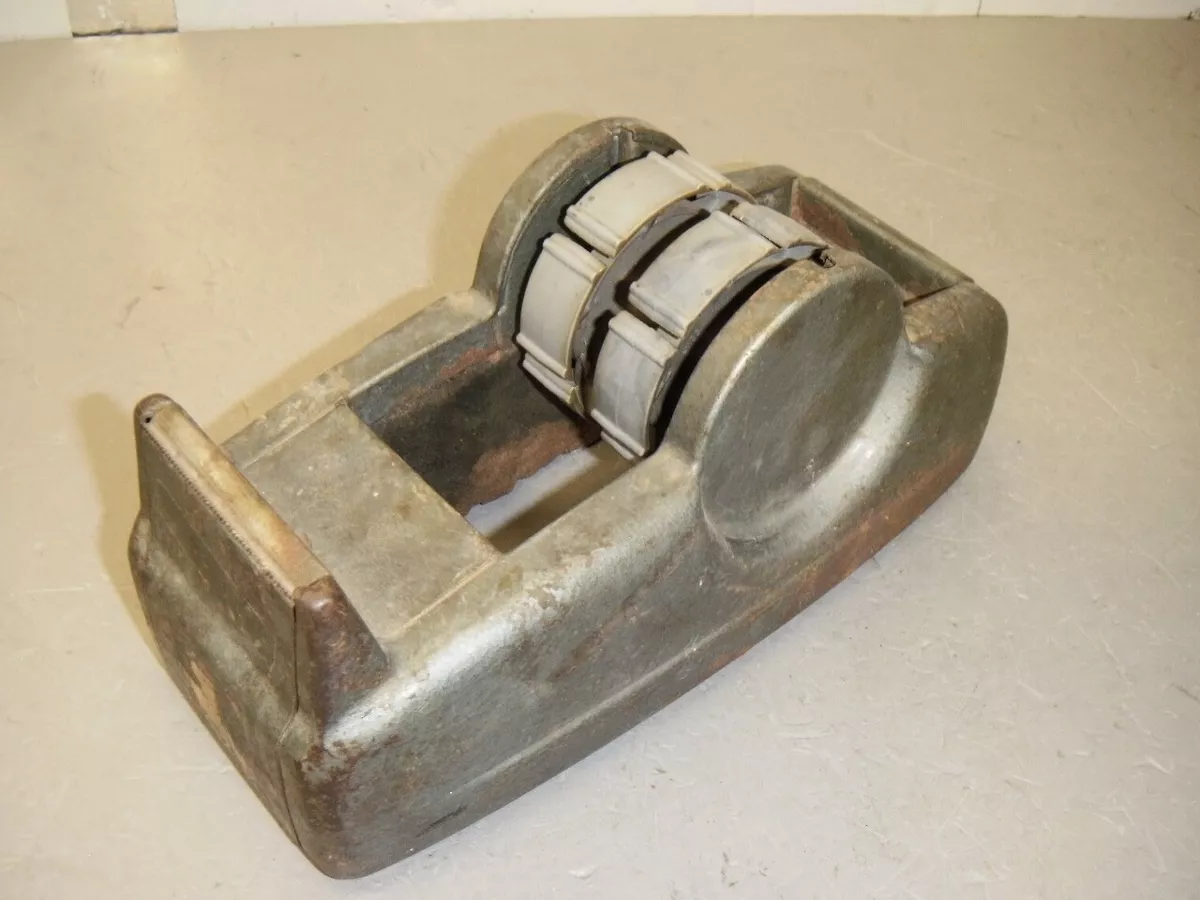 Vintage 3M Industrial Scotch Model C 22 Metal Double Roll Tape Dispenser