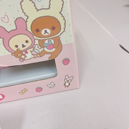 San-X Rilakkuma Rabbit Cup Warmer Set with Tumbler Box White Strawberry Candy JP - Picture 2 of 24