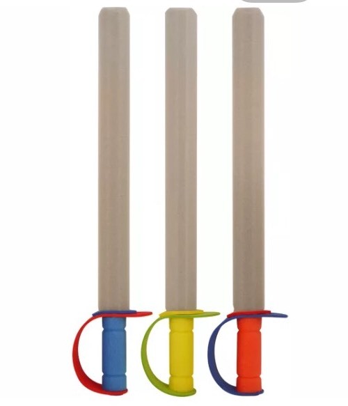 3x FOAM PLAY SWORD EVA CHILDREN'S SAFE TOY PIRATE MUSKETEER COSTUME
