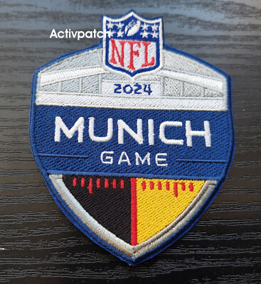 2024 NFL Munich Game München logo patch sew on embroidery Aufnäher