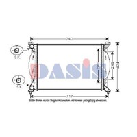 KüHler WasserküHler Passend FüR Audi A4 Seat Exeo ST 8EC B7 8E2 B6 8D2 B5 8ED