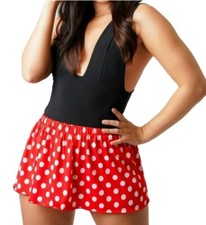 Red Polka Dot Rara Micro Mini Skirt Comfortable and Summer Ready